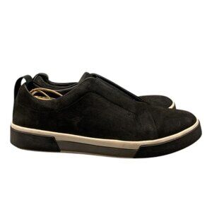 Vince Men's Black Suede Slip-On Sneakers Size 13M EUR 47.5 Casual‎ Low Top